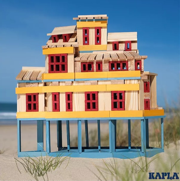 Kapla Bausteine 200er Box Sommer - Natur & Farben