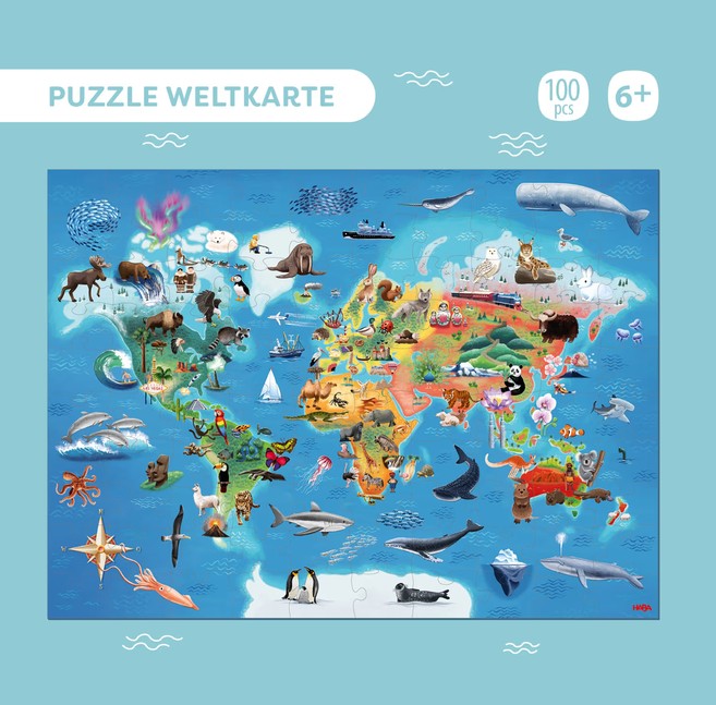 Haba Puzzle Weltkarte