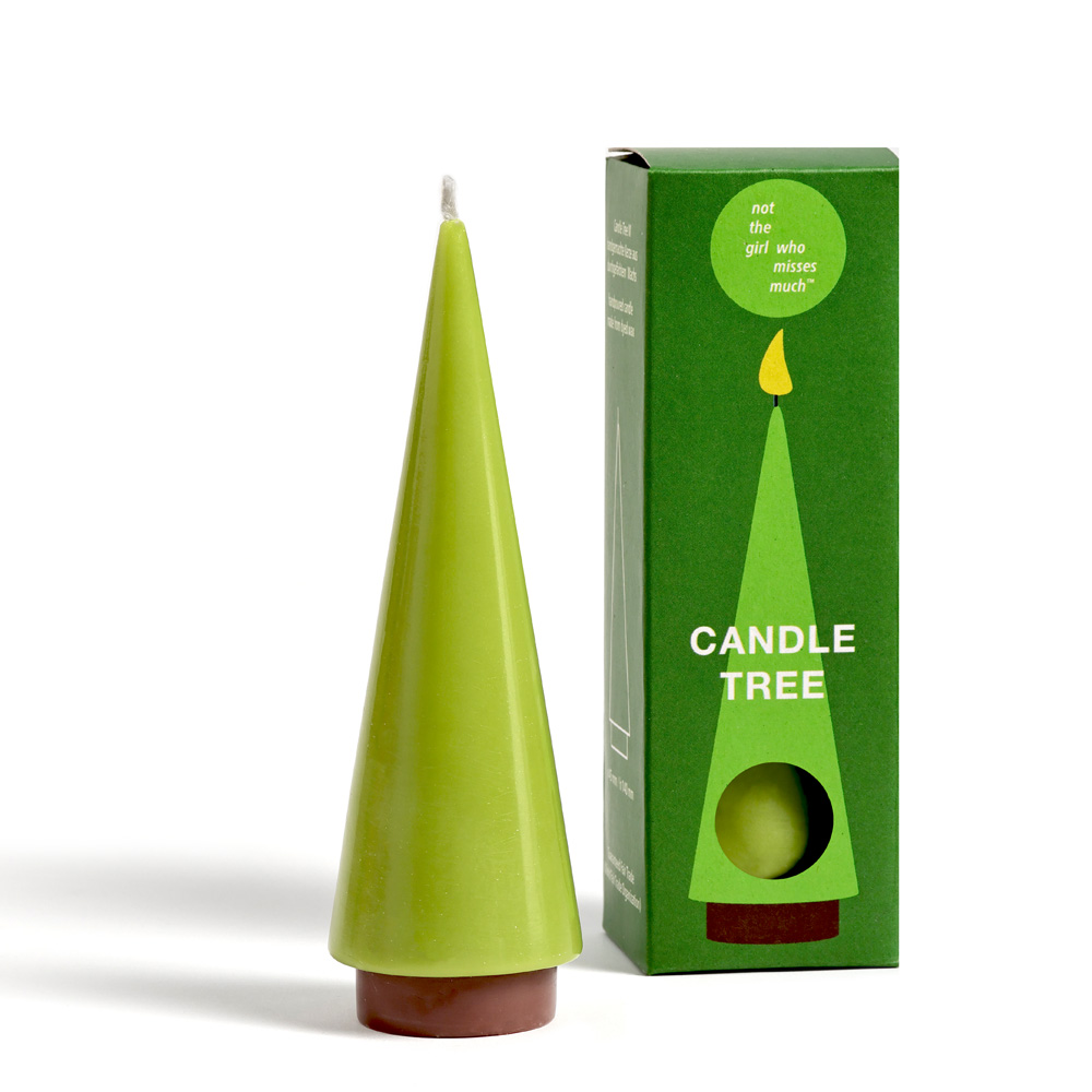 Kerze Candle Tree M Handgemachte Fairtrade Weihnachtskerze Tannenbaum