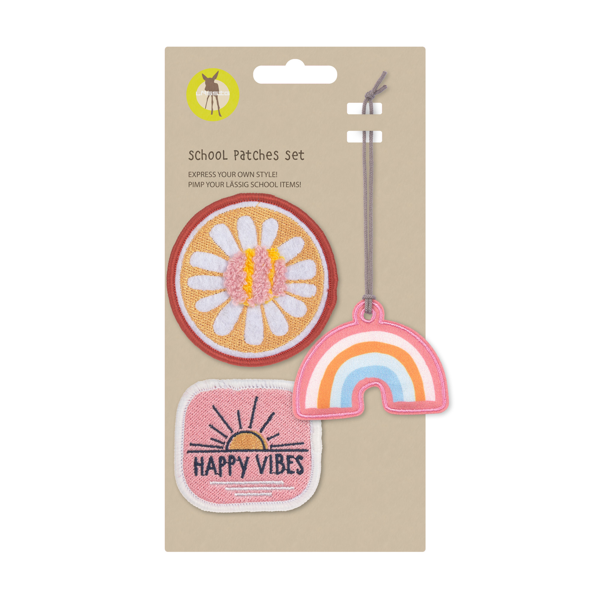 Lässig School Patches Set Happy 