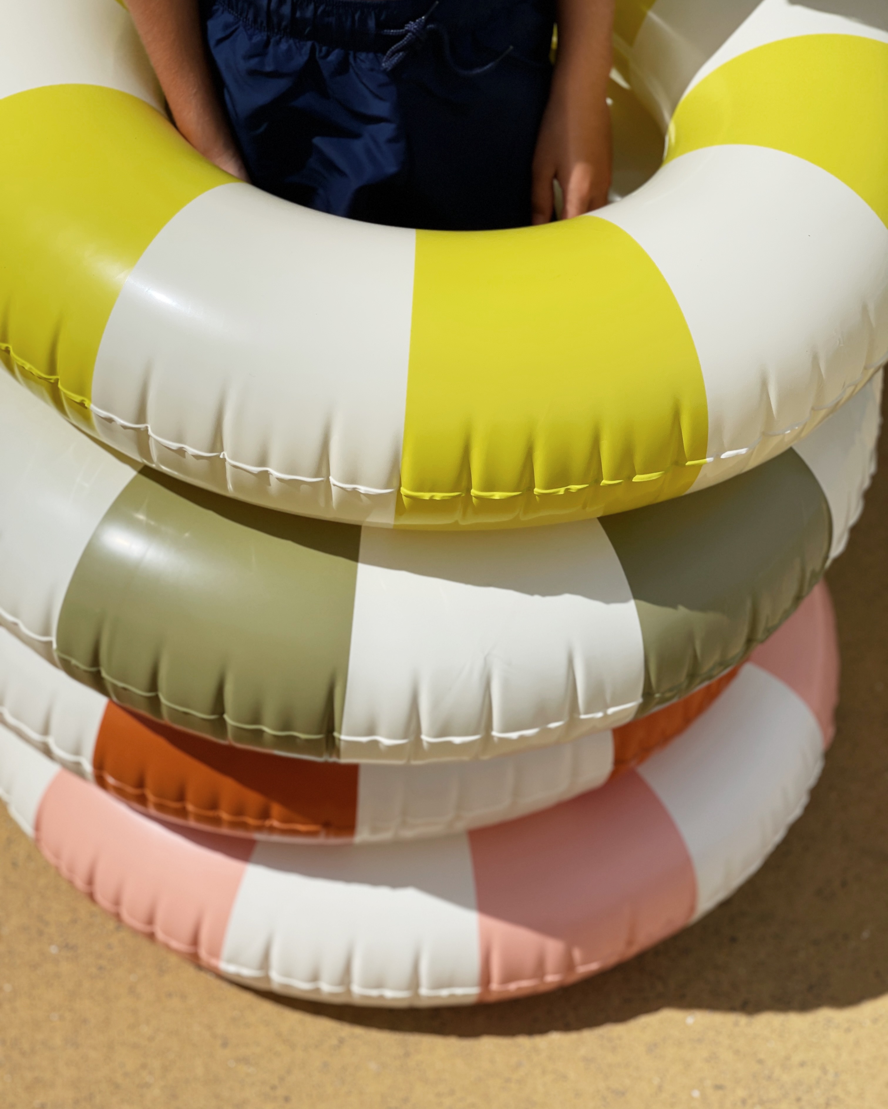 Petites Pommes Schwimmring Anna Peach Daisy für 3- bis 6-jährige - Ø 60cm