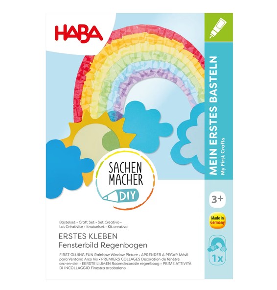 Haba Sachenmacher Bastelset - Erstes Kleben Fensterbilder