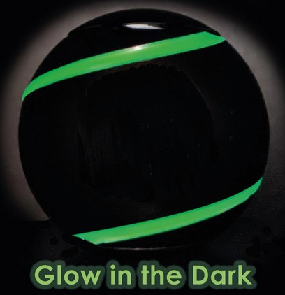 Bopster Fidget Spinner Ball - black & green glow in the dark Metall Fidget Toy