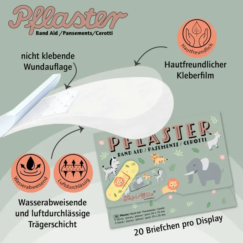 Lutz Mauder TapirElla Pflasterbriefchen Safari