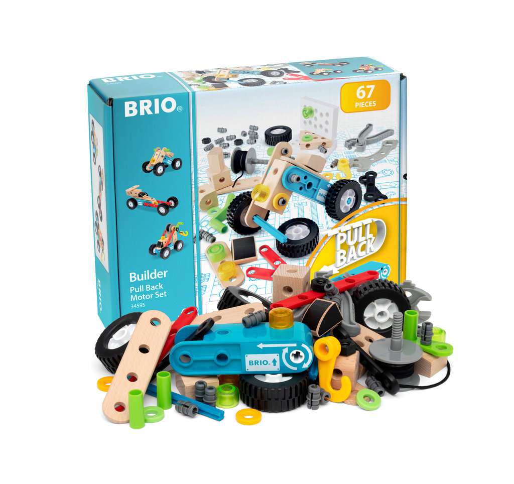 BRIO Builder Nachziehmotor-Konstruktionsset  BRIO Builder Nachziehmotor-Konstruktionsset