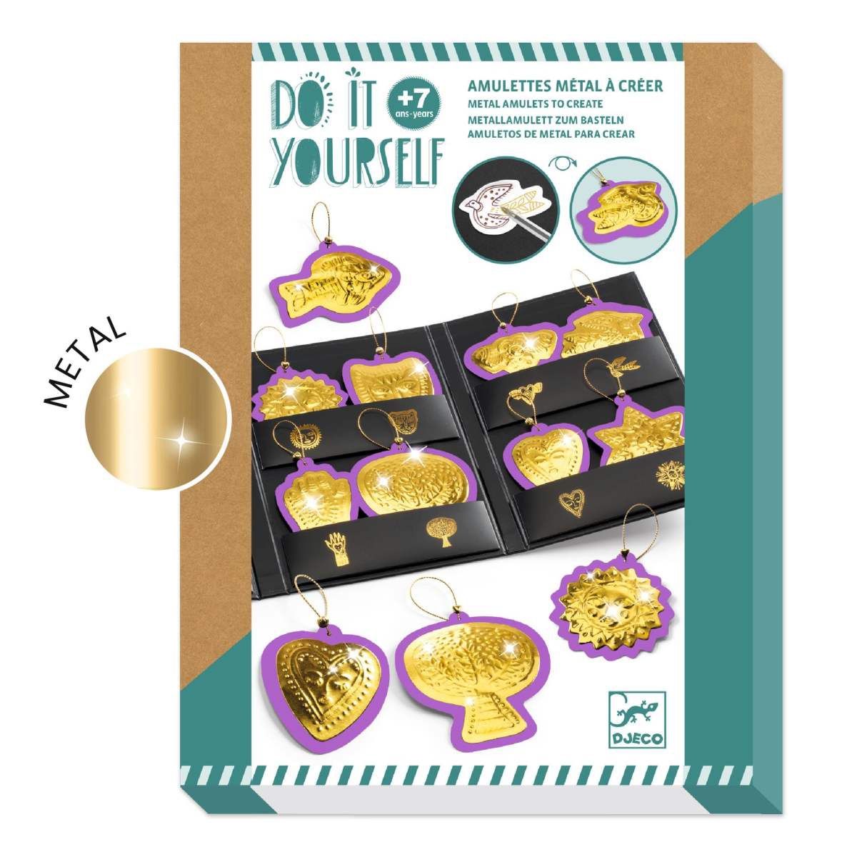 Djeco DIY Bastelset Amulett Glücksbringer