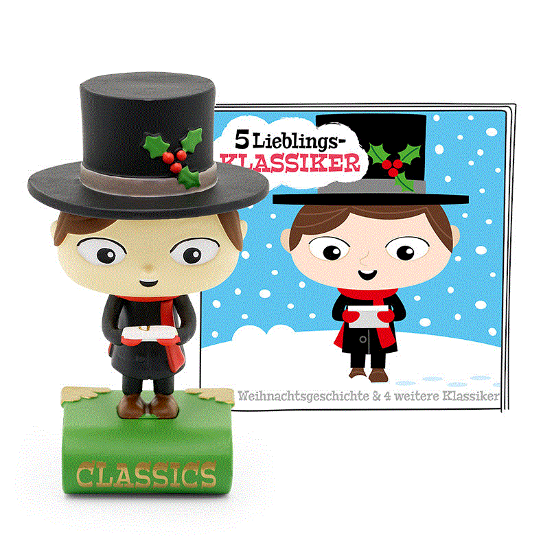 Tonies Hörfigur 5 Lieblings-Klassiker - Eine Weihnachtsgeschichte und vier weitere Klassiker