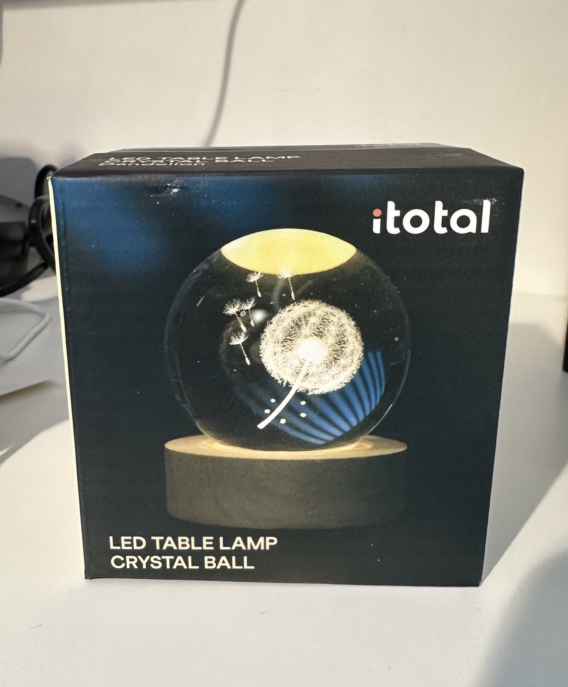 iTotal Kristallkugel-Lampe Löwenzahn klein
