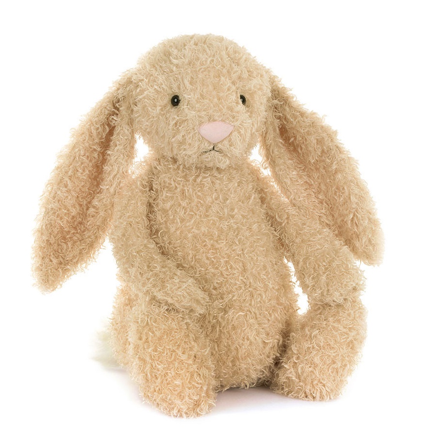 Jellycat Stofftier Bashful Luxe Bunny Curly Big Plüsch Hase lockig groß
