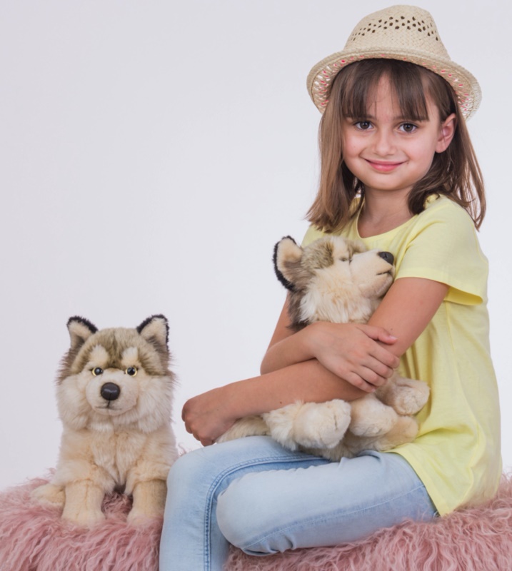 Hermann Teddy Wolf sitzend 29 cm Stofftier