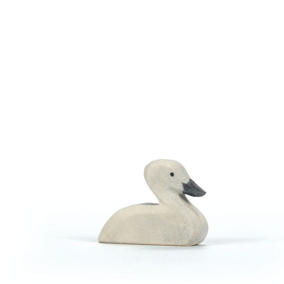 Ostheimer Holzfigur kleiner Schwan