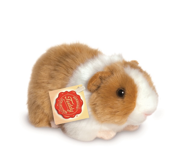 Hermann Teddy Meerschweinchen gold/weiß 20 cm Stofftier