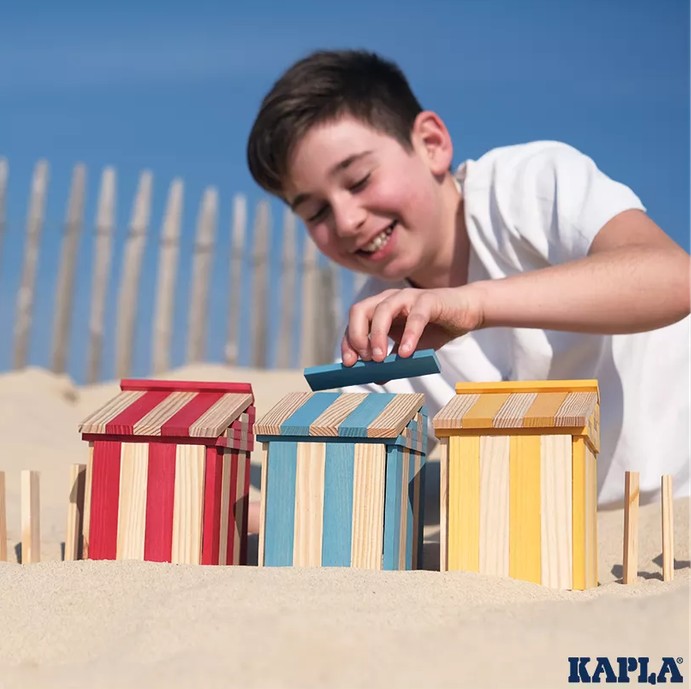 Kapla Bausteine 200er Box Sommer - Natur & Farben