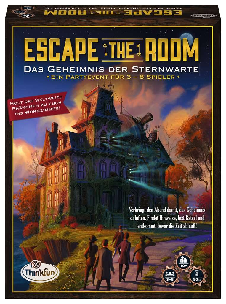 Thinkfun Denkspiel Escape the Room - Das Geheimnis der Sternwarte 