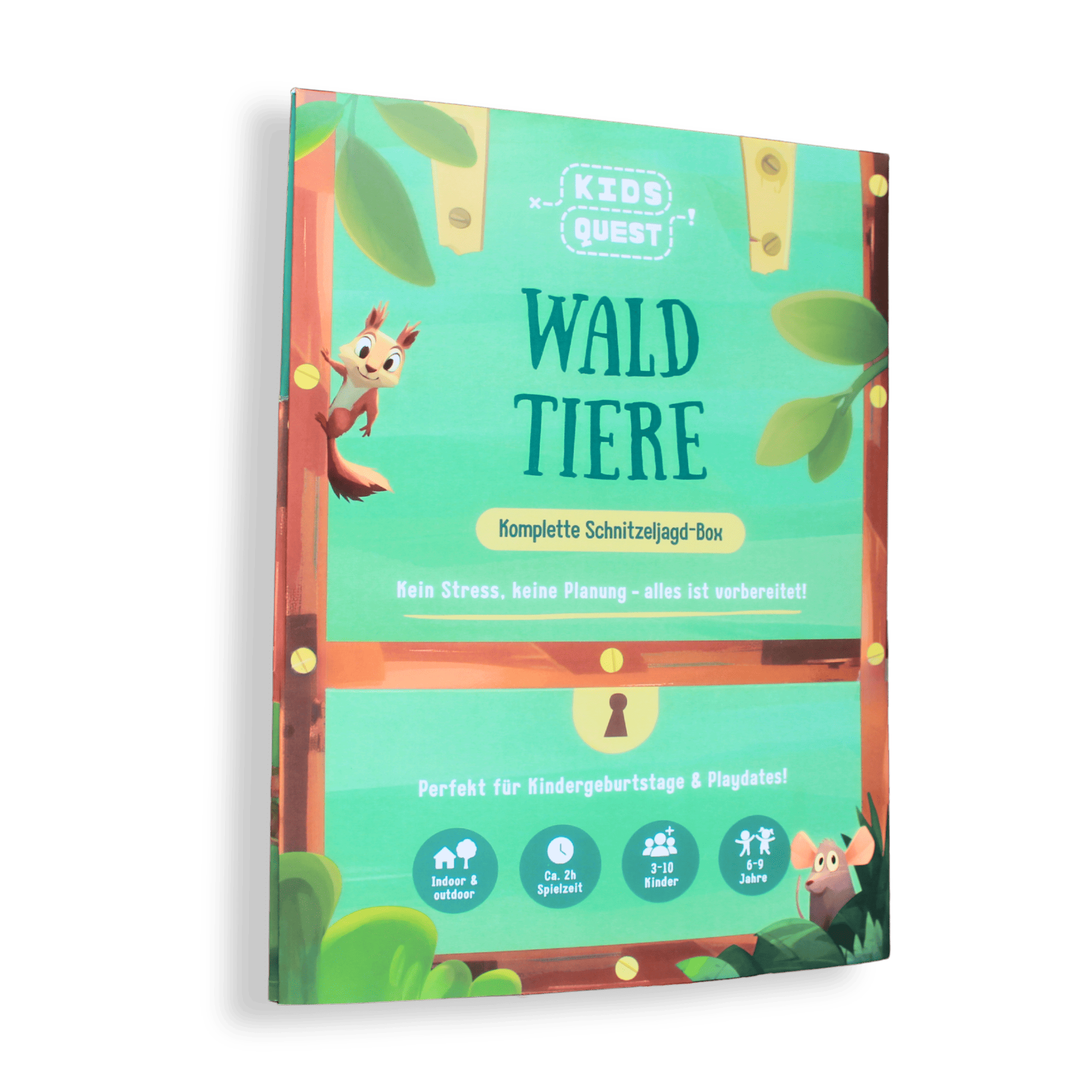 Kids Quest Schnitzeljagd-Box: Waldtiere für bis zu 10 Kinder