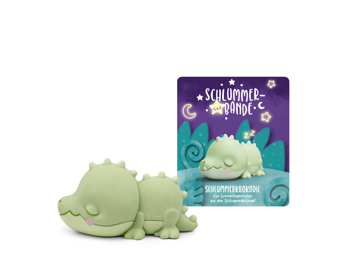 Tonies Hörfigur Schlummerbande: Schlummerkrokodil - Eine Gutenachtgeschichte aus dem Schlummerdschungel