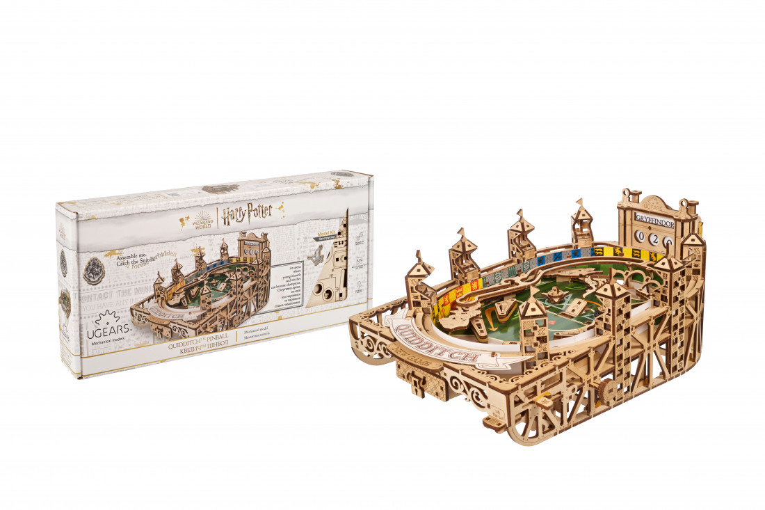Ugears Modellbausatz Quidditch Flipper Pinball für Harry Potter Fans