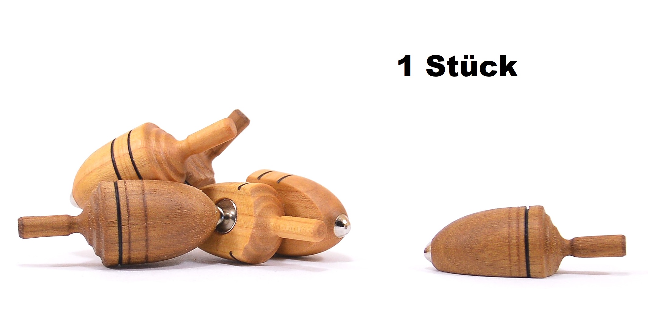 Mader Magnet Kreisel Donnerkeilchen natur variierende Holzarten