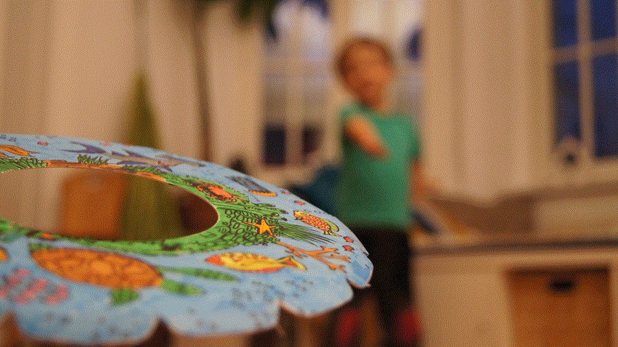 Tictoys MyRoodi Flugscheibe indoor zum Bemalen