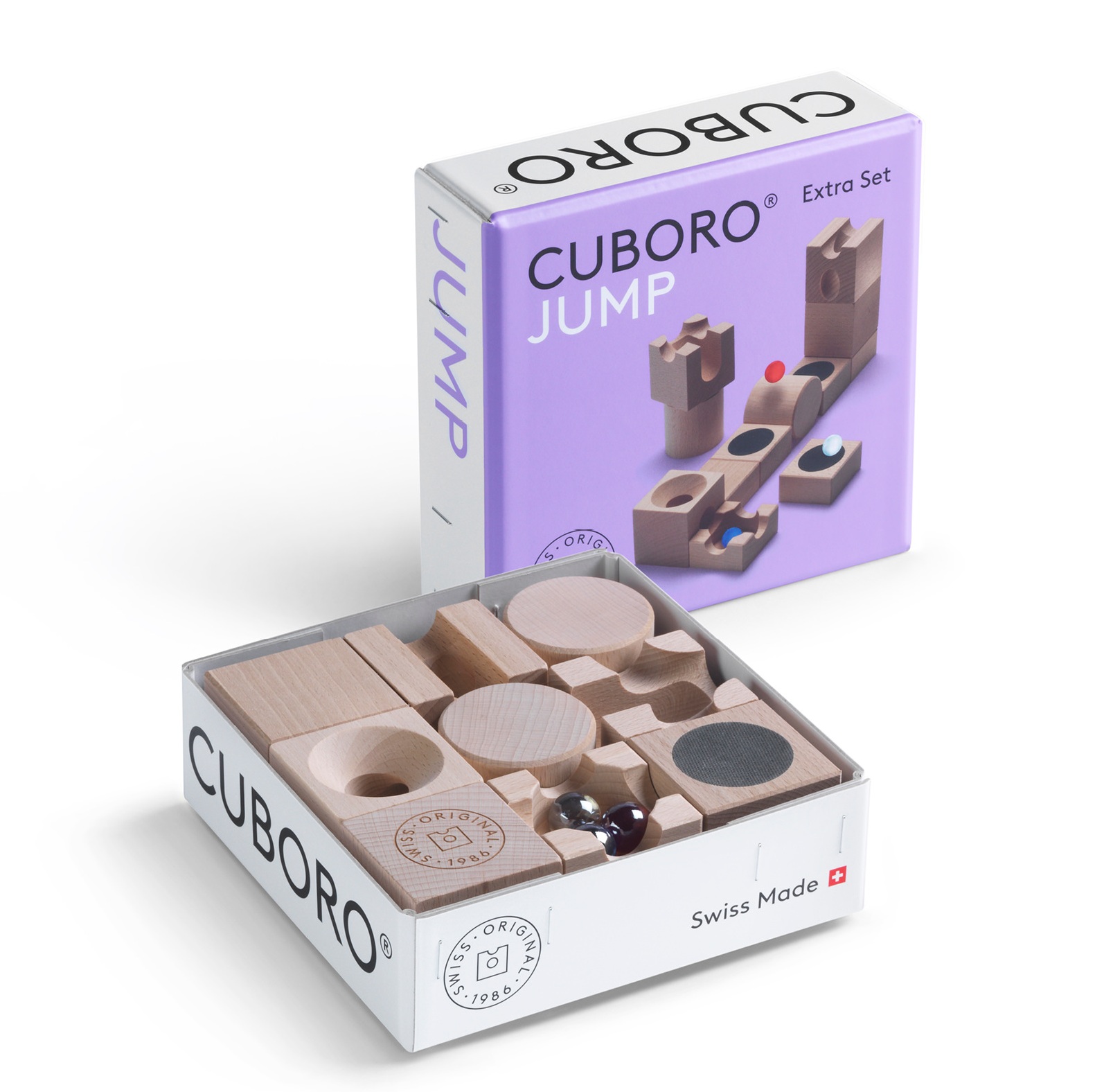 Cuboro Kugelbahn Extra Set Jump - 12 Elemente - ab 5 Jahren