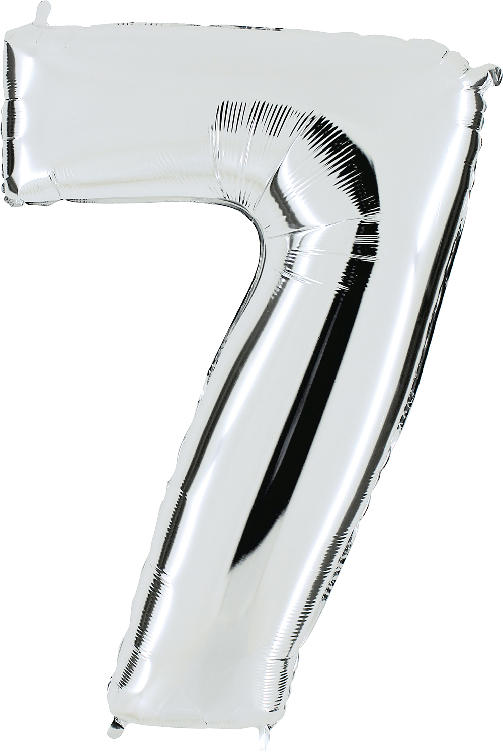 Zahlenballon 40" Folienzahl "7" silber