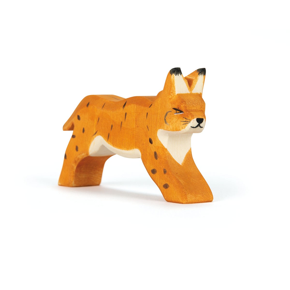 Ostheimer Holzfigur Luchs laufend