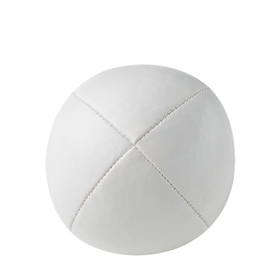 Henrys Beanbag Glatt weiß 58 einfarbig Premium Jonglierball Made in Germany