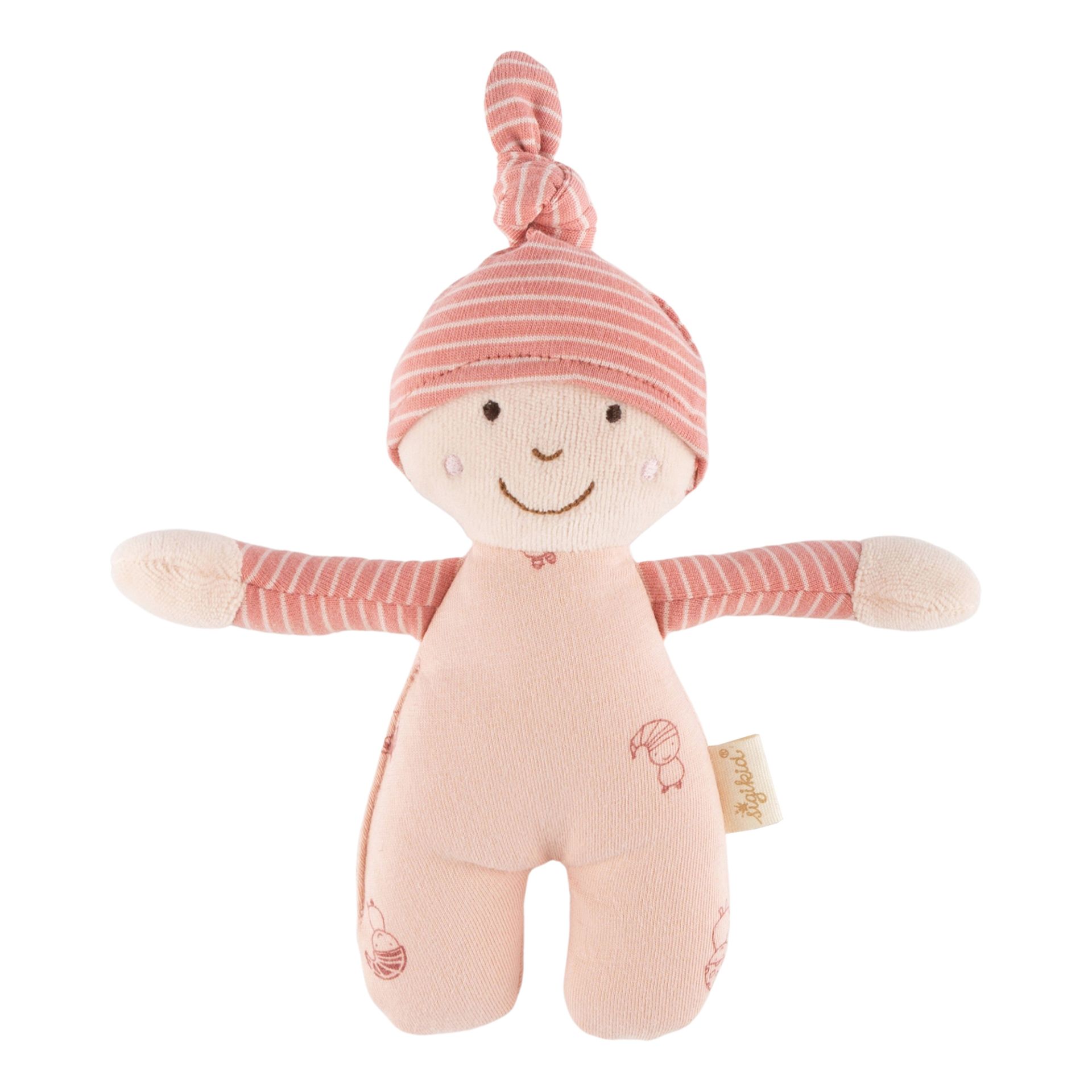 Sigikid Rassel-Greifling Puppe Baumwolle