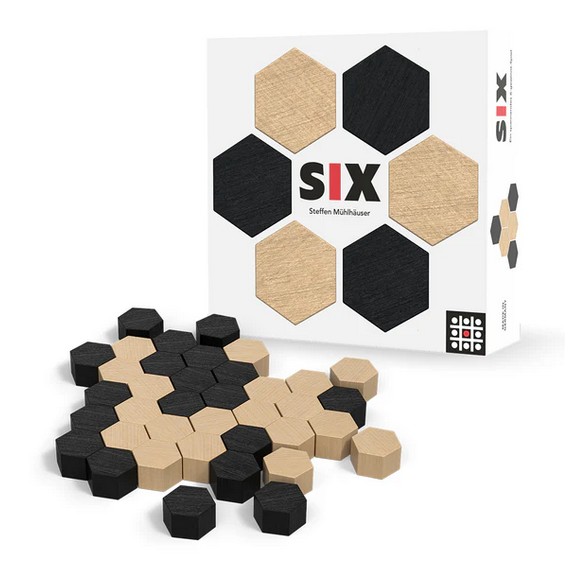 Steffen-Spiele Legespiel Six für 2 Personen ab 8 Jahren