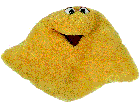 Living Puppets Wunschtraumkuschelmuschelkissen Gelb 