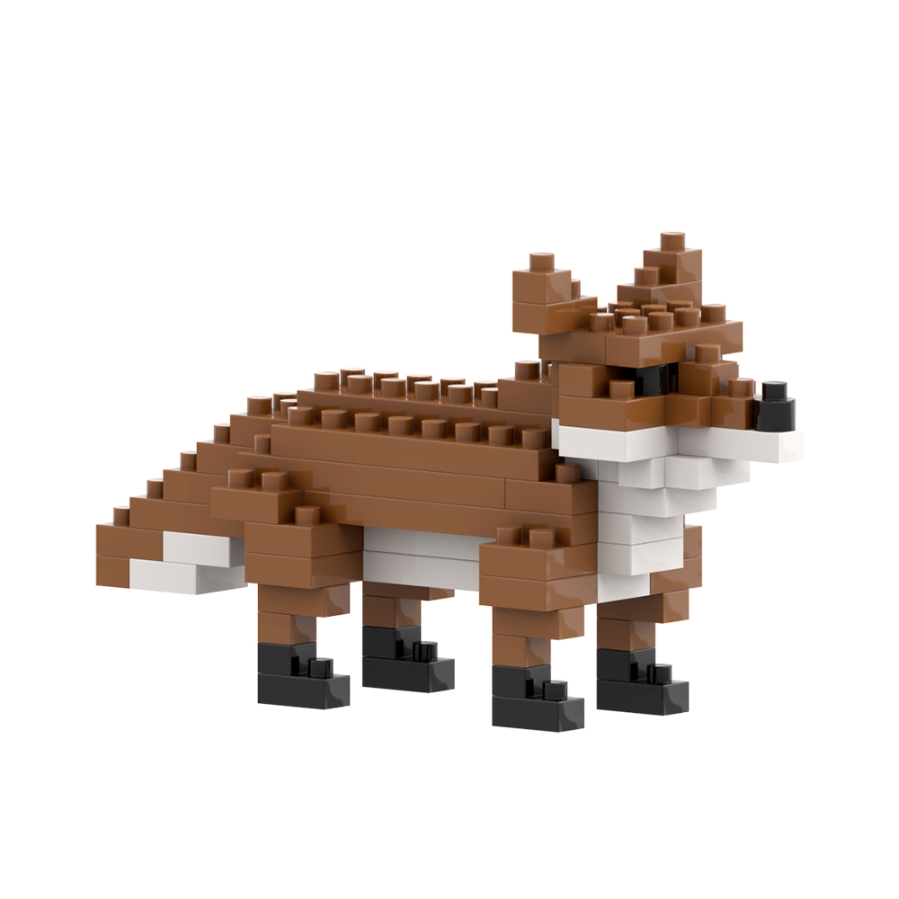 Brixies Fuchs 74 Mini-Kemmbausteine