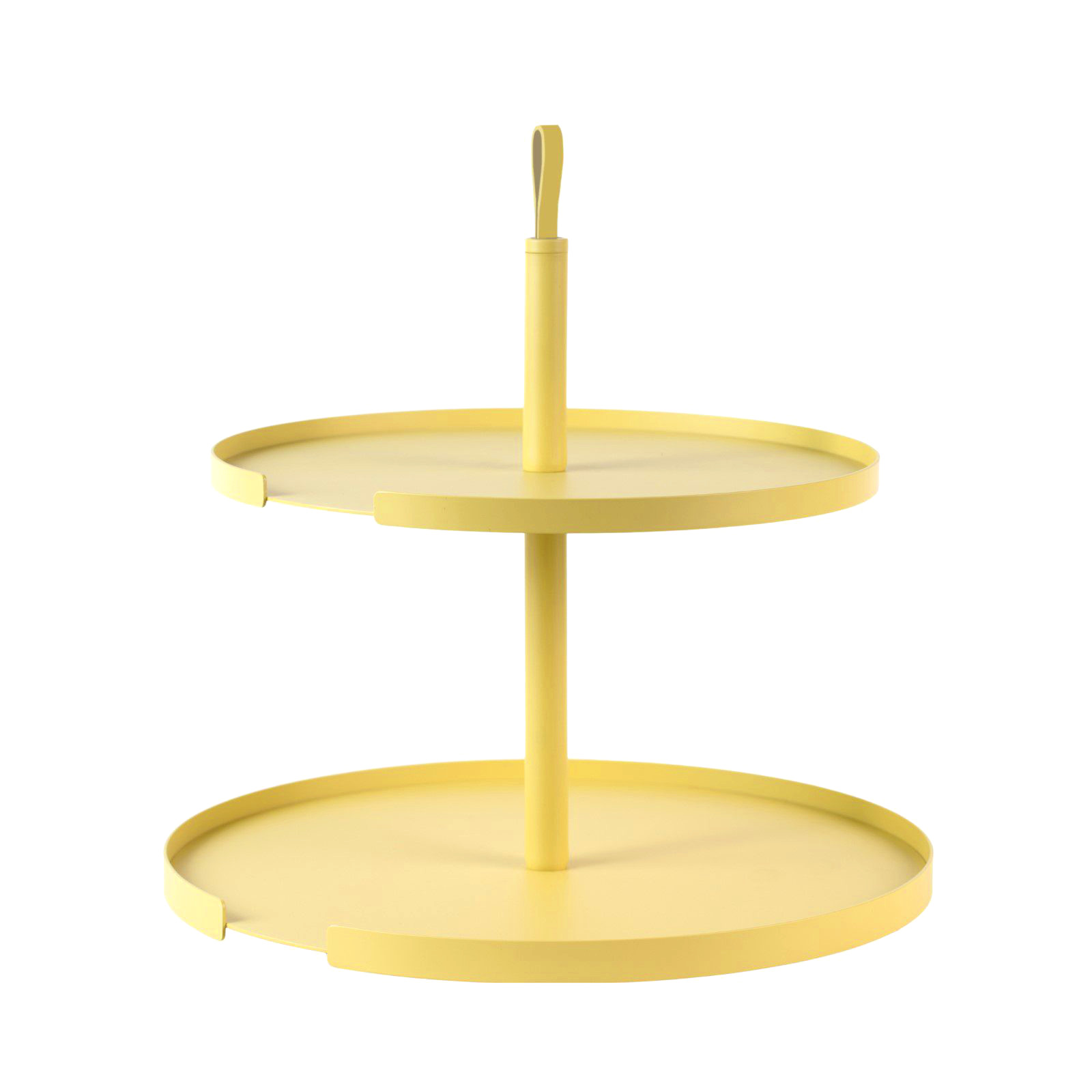 DesignBite BIG HUG Etagere / Tortenständer 2-stöckig - gelb