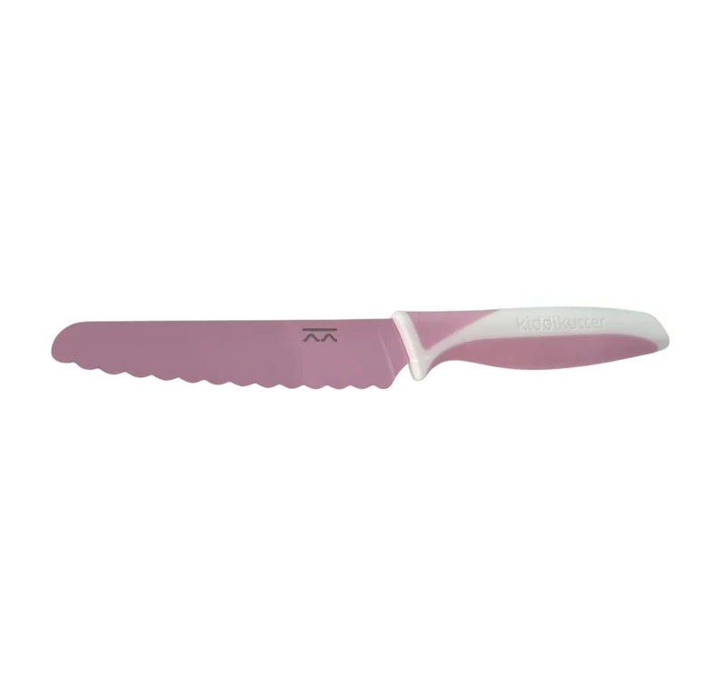 Kiddikutter Lernmesser Gelato Rose Sorbet sicheres Messer für kleine Kinder