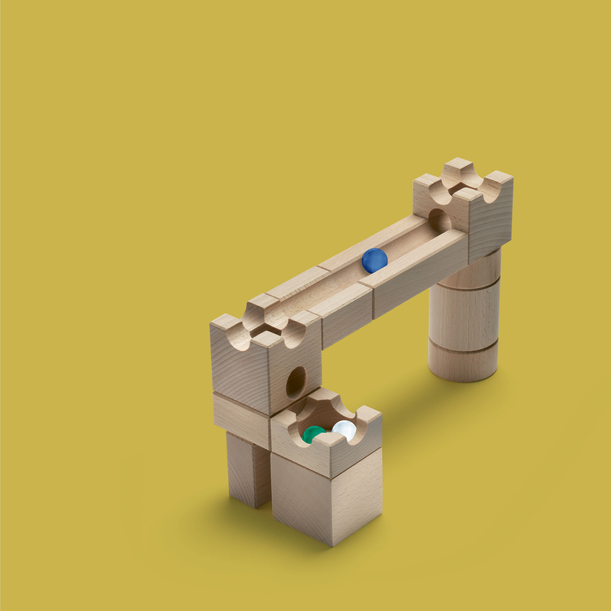 Cuboro Kugelbahn Extra Set Magnet - 12 Elemente - ab 3 Jahren