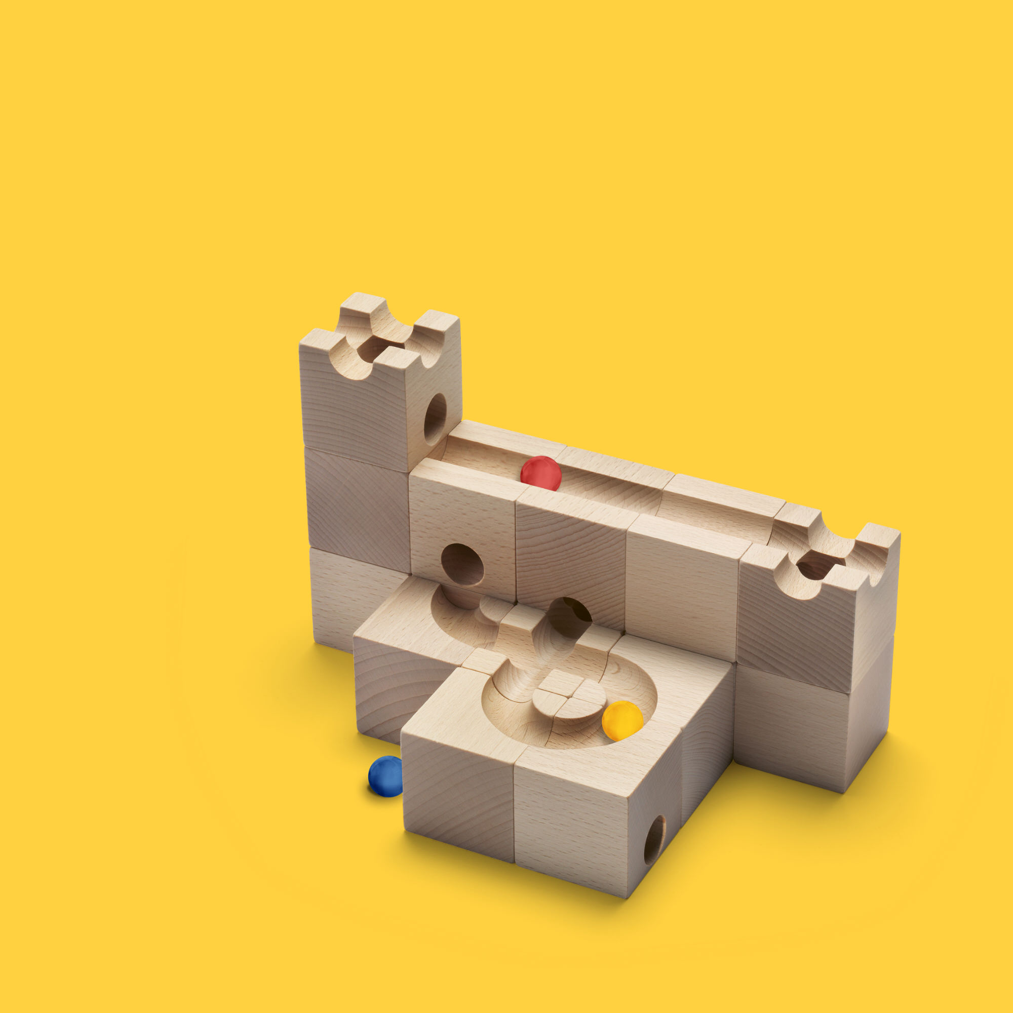 Cuboro Kugelbahn Starter Set Standard 16 - 16 Elemente - ab 5 Jahren