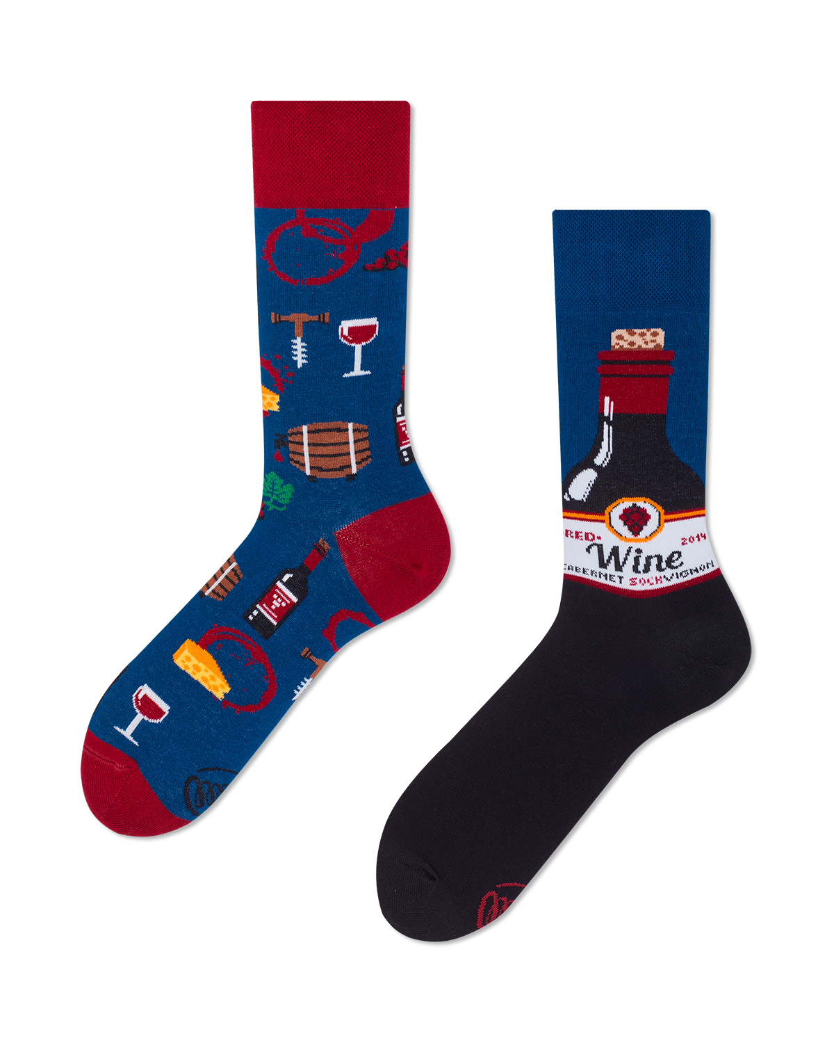 Many Mornings Socken Cabernet Sockvognon Gr. 39-42