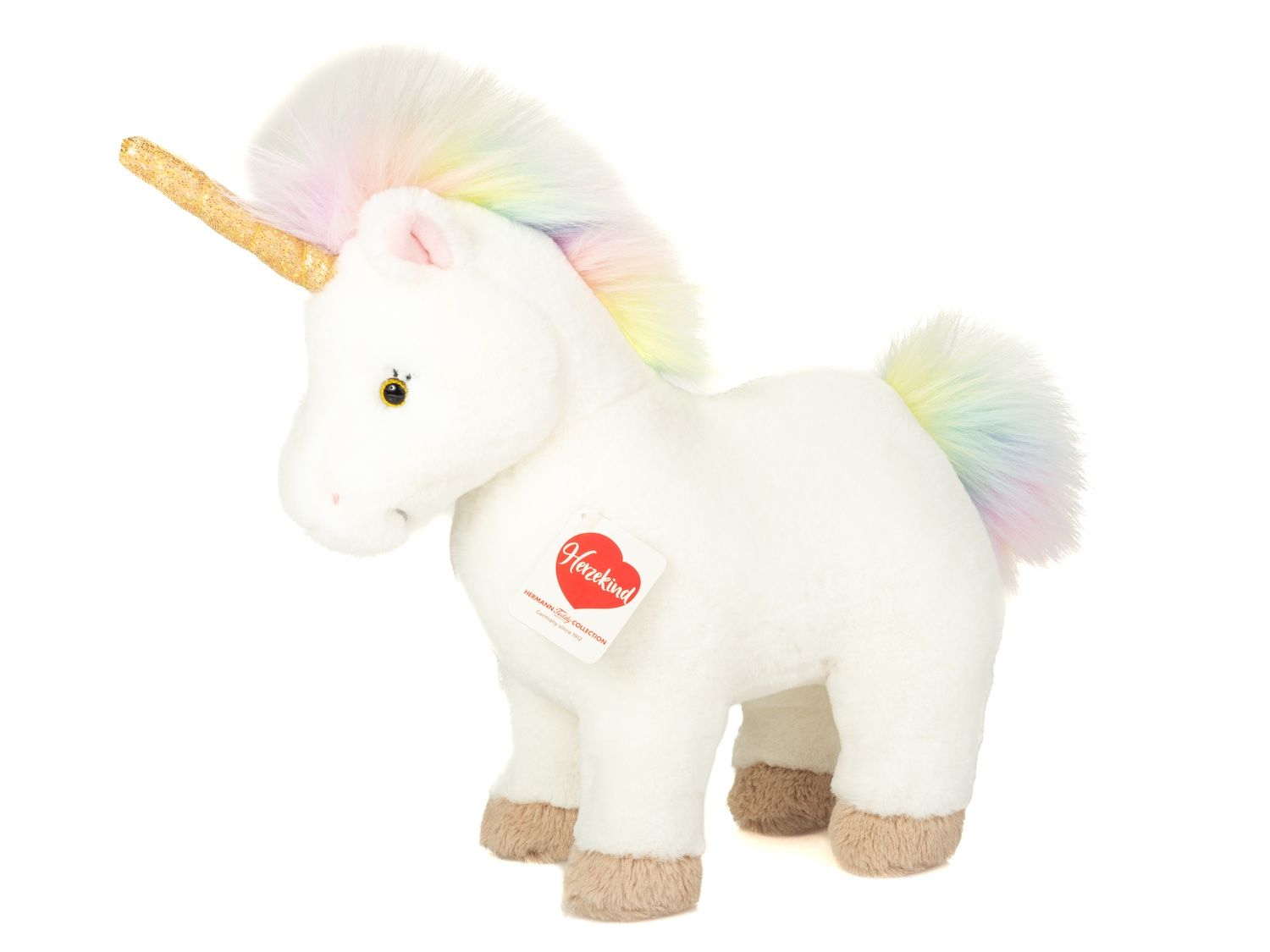 Hermann Teddy Stofftier Einhorn Zoey 27 cm