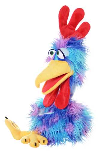 Living Puppets Handpuppe Sir Theo von Gockel Hahn - Neuheit, voraussichtlich ab April 2026