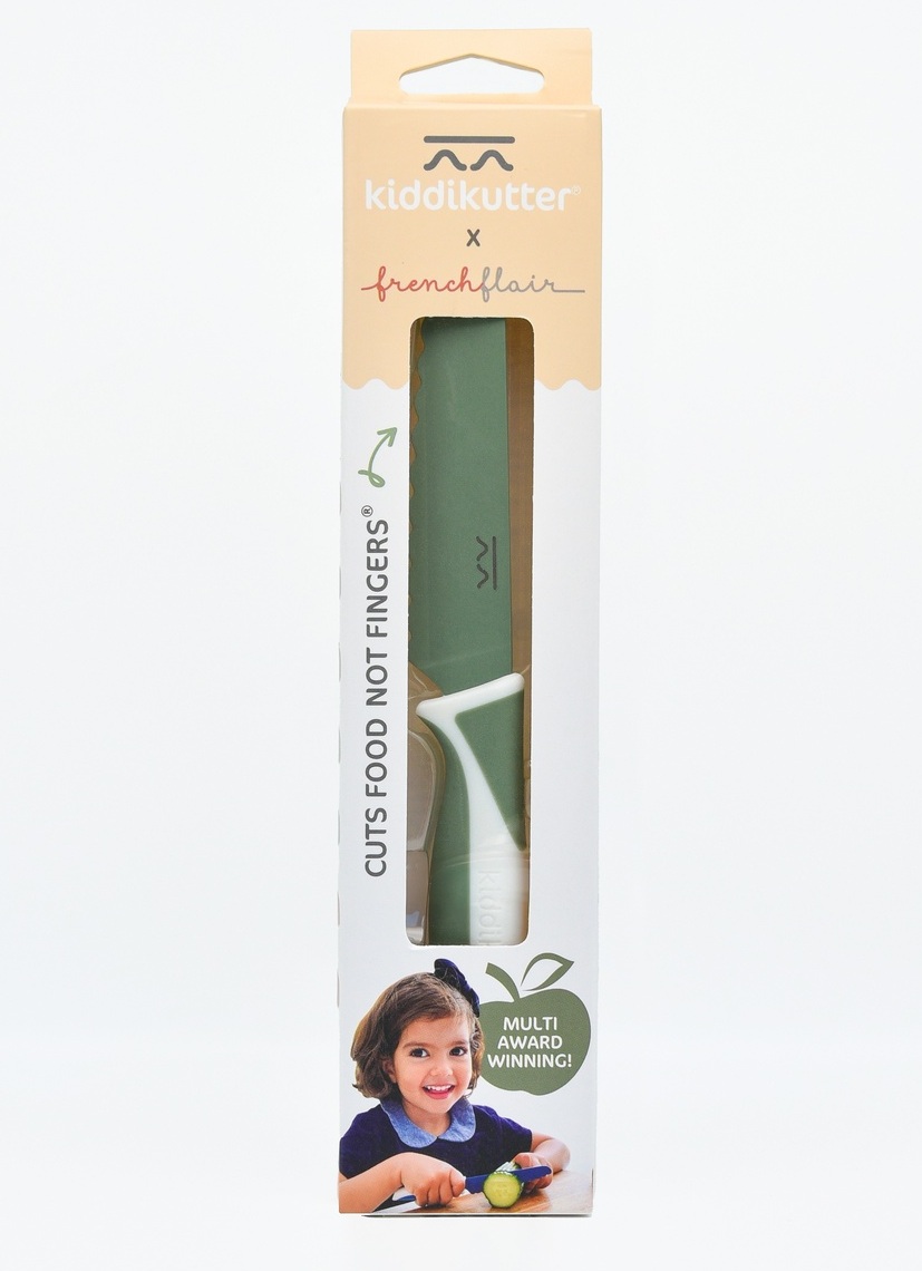 Kiddikutter Lernmesser Kiwi sicheres Messer für kleine Kinder