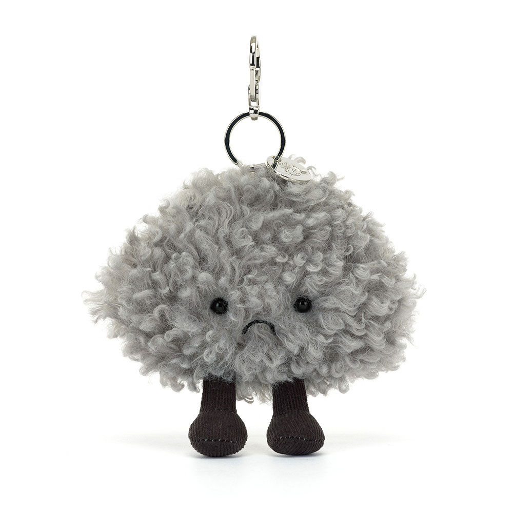 Jellycat Stofftier Amuseables Storm Cloud Bag Charm Plüsch Wolke Taschen-Anhänger