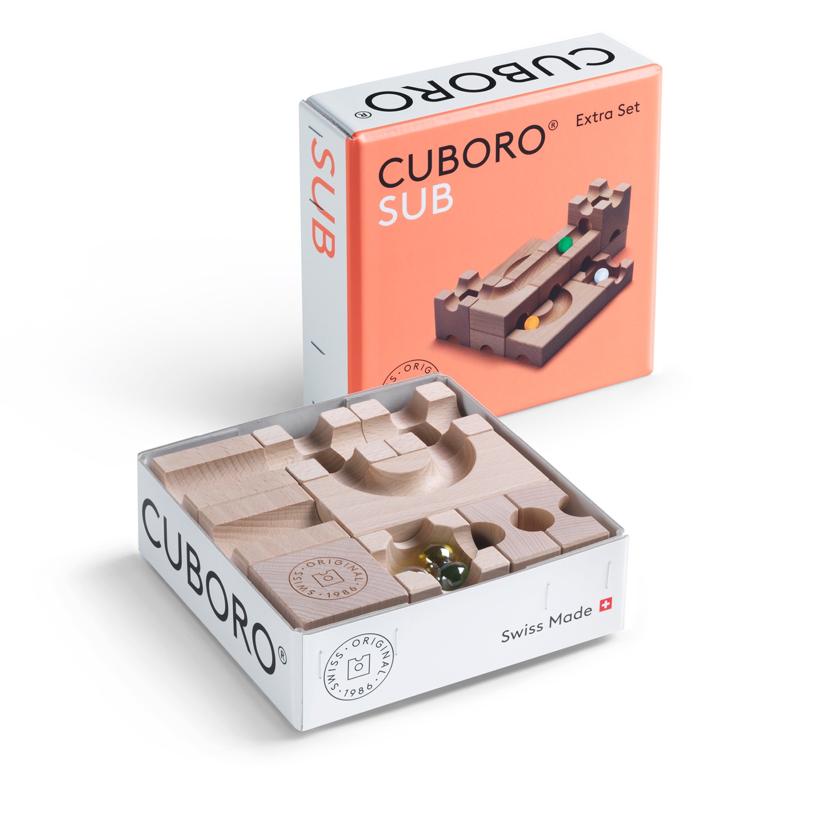 Cuboro Kugelbahn Extra Set Sub - 12 Elemente - ab 7 Jahren