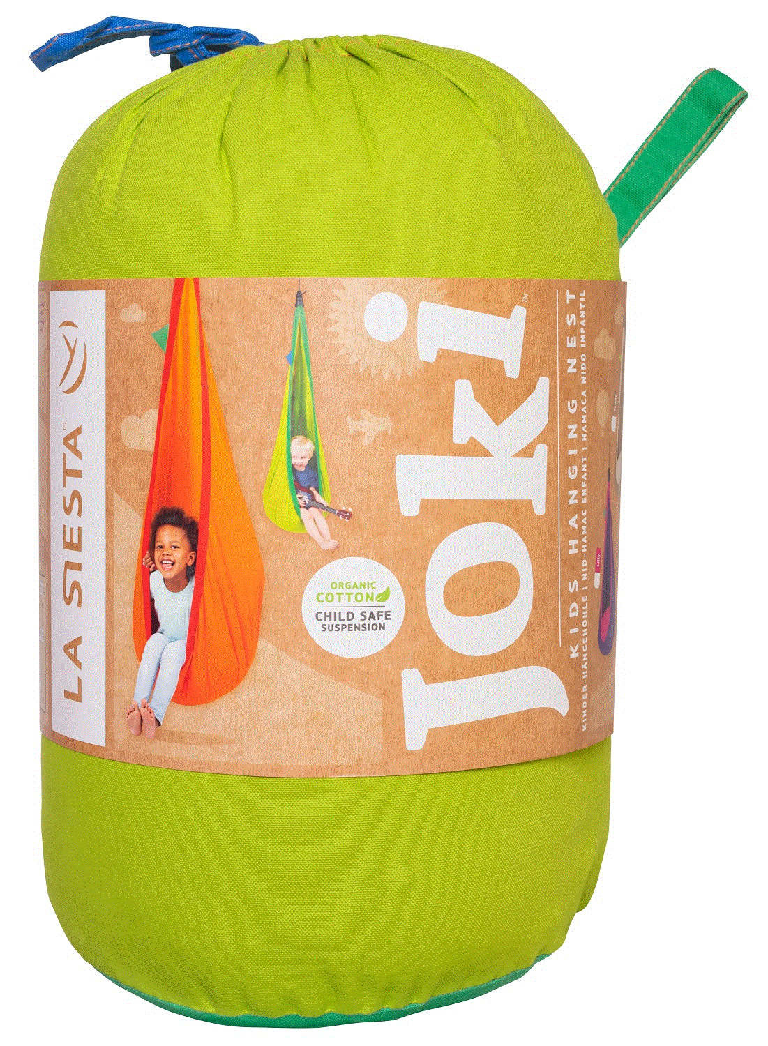 La Siesta Hängehöhle aus Baumwolle mit Aufhängung - Joki Froggy