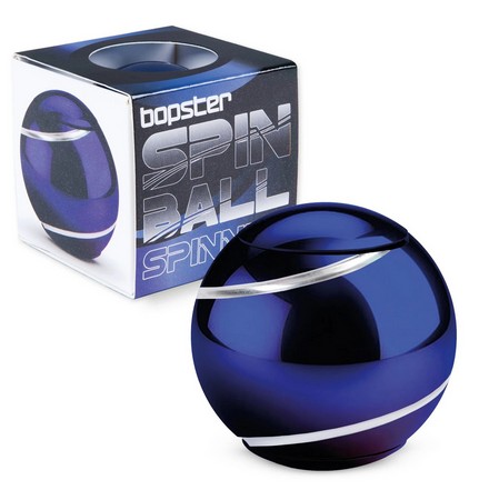 Bopster Fidget Spinner Ball - blue Metall Fidget Toy