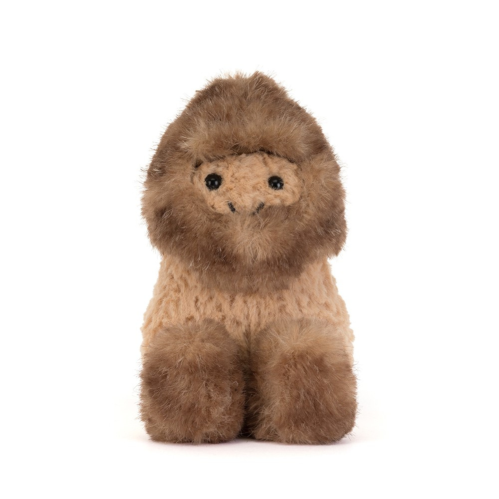 Jellycat Stofftier Amuseable Peanut Yeti Outfit Stofftier Erdnuss