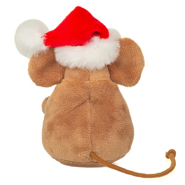 Hermann Teddy Weihnachtsmaus m. Kranz 11 cm Stofftier