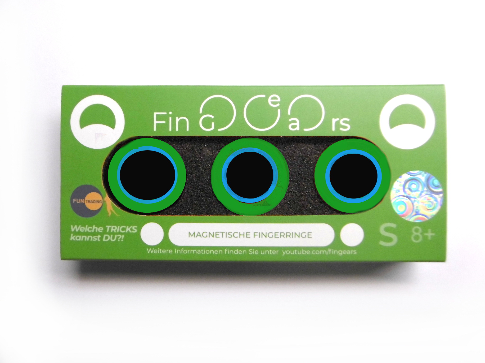 Fingears Spinner S - Fidgettoy Die magnetischen Fingerringe in verschiedenen Farbvarianten
