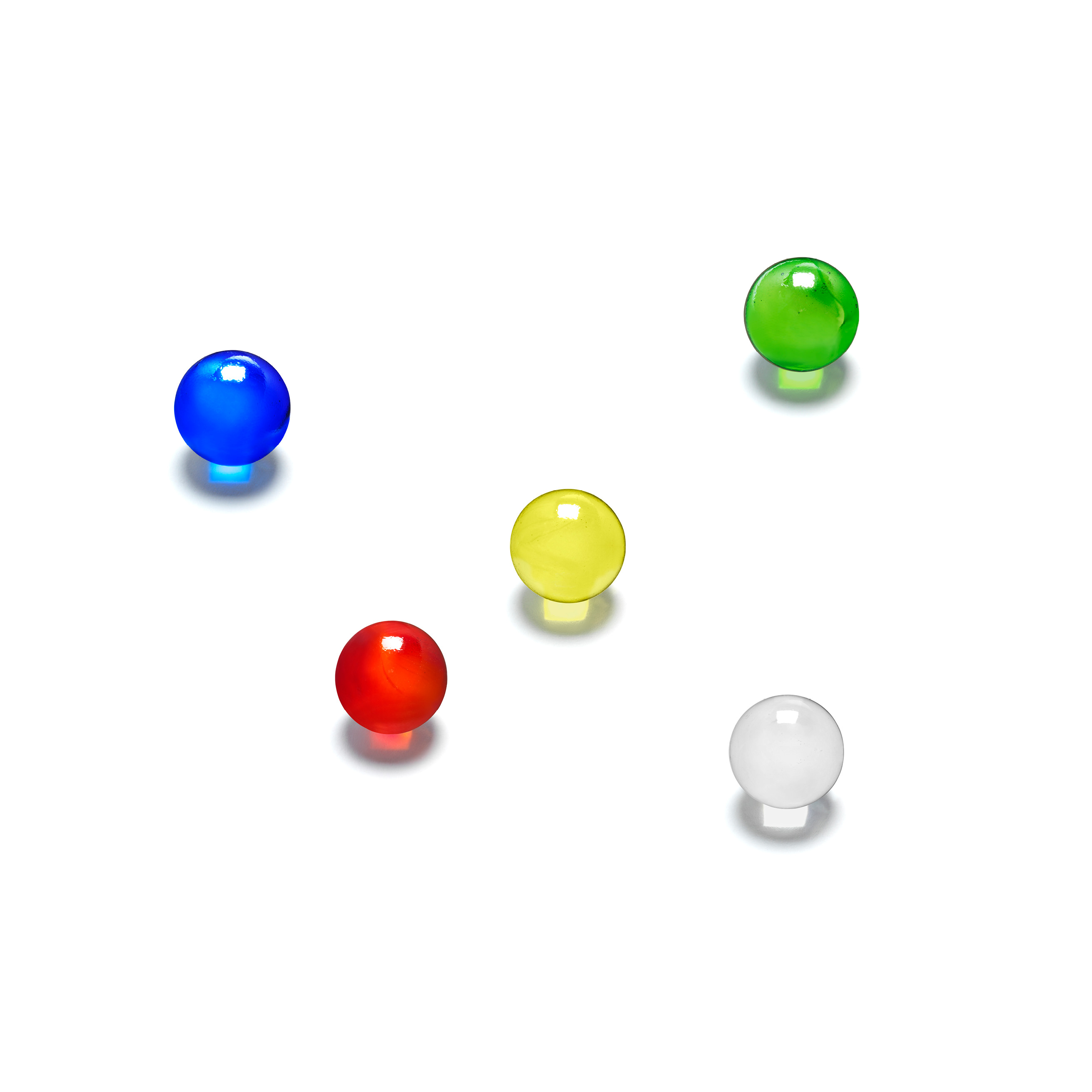 Cuboro Marbles - 15 Stück 15 original Cuboro Glasmurmeln