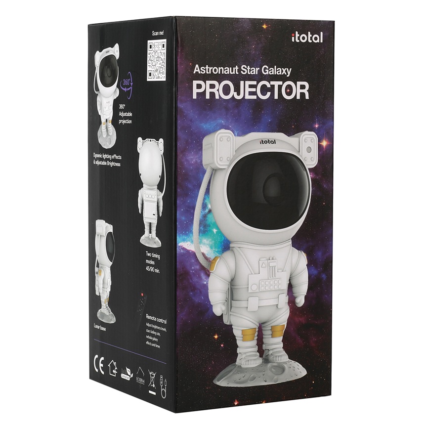 iTotal Nachtlicht Astronaut Sternenprojektor