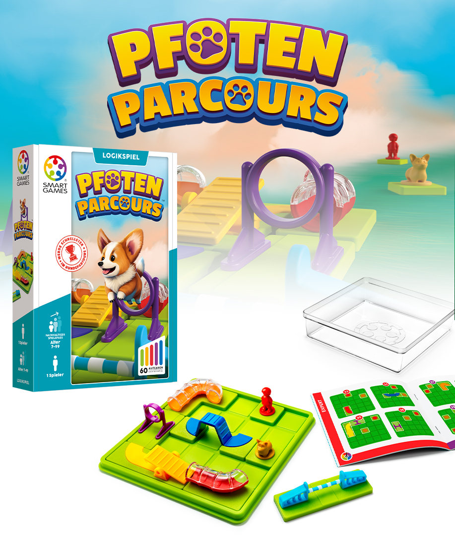 SMARTGames Logikspiel Pfoten Parcours