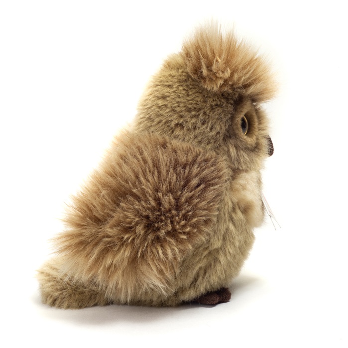Hermann Teddy Eule graubraun 17 cm Stofftier Eule